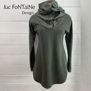 LUC FONTAINE – Green Tunic – Size 4